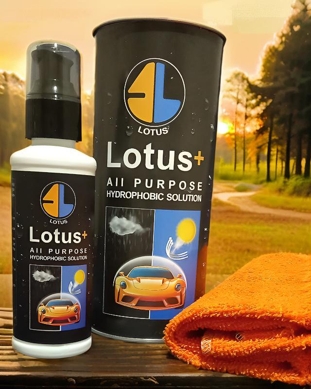 محلول چند منظوره (نانو واکس آبگریز شیشه و بدنه خودرو) لوتوس پلاس