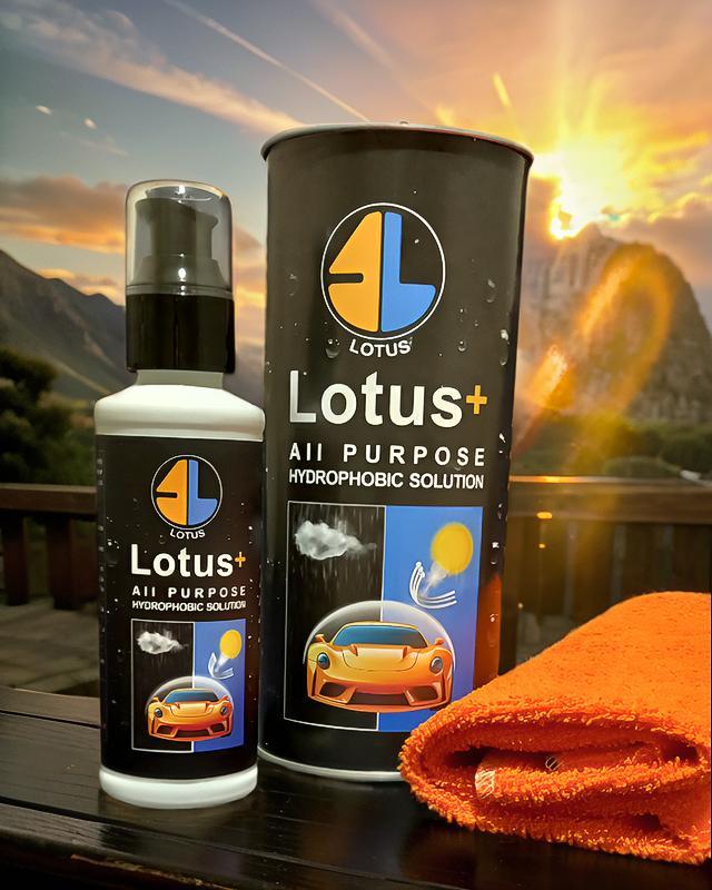 محلول چند منظوره (نانو واکس آبکریز شیشه و بدنه خودرو)لوتوس پلاس